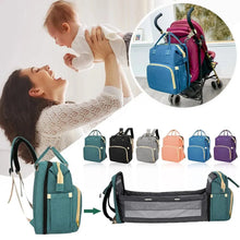 Load image into Gallery viewer, All-in-One Stroller Diaper Backpack

