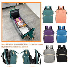Load image into Gallery viewer, All-in-One Stroller Diaper Backpack
