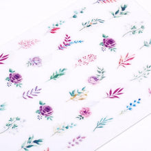 Load image into Gallery viewer, Alphabet Love Shaped  Pattern 3D Nail Stickers Slider Valentine Day Decals Foil For Love Nail Art Decoration Pop Art Nail Stickers Sexy Girl Designs Comics Water Transfer Decals Manicure Lips Nail Art Decorations Slider Nail Art Stickers
