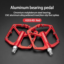 Load image into Gallery viewer, Aluminum Alloy Bicycle Pedals Road Anti-Slip Ultralight Sealed Bearing One-Piece Molding Anti-Oxidation Bike Pedals Mountain Bike Pedals Flat Pedals Nylon Fiber Bicycle Platform Pedals For Road Mountain
