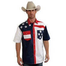 Load image into Gallery viewer, Roper Americana Short Sleeve - Mens Western Shirt
