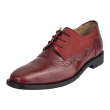 Load image into Gallery viewer, Amy Leather Suede Oxford Style Kids Dress Shoes
