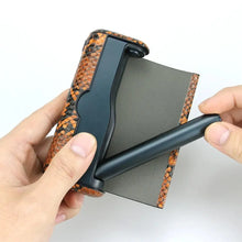 Load image into Gallery viewer, Animal Snake Leather Case
