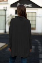 Load image into Gallery viewer, Cowl Neck Waffle Knit Sweater
