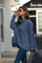Load image into Gallery viewer, Cowl Neck Waffle Knit Sweater
