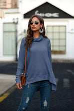 Load image into Gallery viewer, Cowl Neck Waffle Knit Sweater
