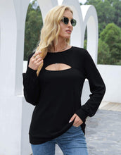 Load image into Gallery viewer, Cut Out Pullover Long Sleeve
