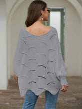 Load image into Gallery viewer, Loose Batwing Sleeve Hollow Out Knit Sweater Top
