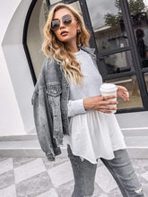 Load image into Gallery viewer, Double Layered Sweater Top

