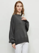 Load image into Gallery viewer, Love Tie Puffed Sleeve Sweater
