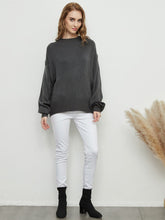 Load image into Gallery viewer, Love Tie Puffed Sleeve Sweater
