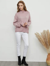 Load image into Gallery viewer, Love Tie Puffed Sleeve Sweater
