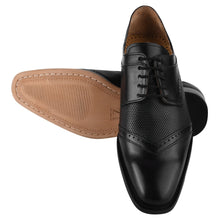 Load image into Gallery viewer, Anthony Genuine Leather Oxford Style Tread Design Dress Shoes
