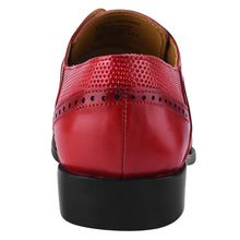 Load image into Gallery viewer, Anthony Genuine Leather Oxford Style Tread Design Dress Shoes
