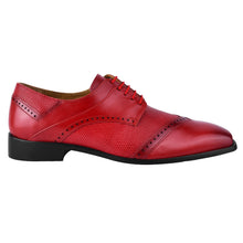 Load image into Gallery viewer, Anthony Genuine Leather Oxford Style Tread Design Dress Shoes
