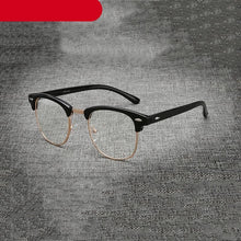 Load image into Gallery viewer, Anti Blue Light Half Frame Reading Glasses For  Women And  Men Anti Eye strain  Fashion Classic Style Retro Eyeglasses New Eyewear Simple Modern Design  Everyday Sunglasses For Men
