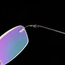 Load image into Gallery viewer, Anti-Blue Light Reading Glasses Ultralight Style Memory Titanium Rimless Reading Glasses For Men &amp; Women Presbyopic  Eyeglasses For Everyday Use New Attractive Style
