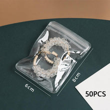 Load image into Gallery viewer, Anti-oxidation Jewelry Organizer Albums Desktop Drawer Storage Transparent Necklace Bracelet Ring Book Holder Jewelry Bag Portable Travel Jewelry Organizer Storage Book for Rings Necklaces Studs And Earrings
