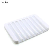 Load image into Gallery viewer, Anti-Skidding Home Improvement Silicone Flexible Bathroom Fixtures Bathroom Hardware Tray Soap Dish for Shower Waterfall Soap Holder Soap Tray Soap Saver Drainer Flexible Silicone For Shower Bathroom Kitchen Counter Top Keep Soap Bars Dry Clean Easy Clean
