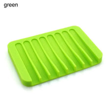Load image into Gallery viewer, Anti-Skidding Home Improvement Silicone Flexible Bathroom Fixtures Bathroom Hardware Tray Soap Dish for Shower Waterfall Soap Holder Soap Tray Soap Saver Drainer Flexible Silicone For Shower Bathroom Kitchen Counter Top Keep Soap Bars Dry Clean Easy Clean
