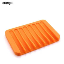 Load image into Gallery viewer, Anti-Skidding Home Improvement Silicone Flexible Bathroom Fixtures Bathroom Hardware Tray Soap Dish for Shower Waterfall Soap Holder Soap Tray Soap Saver Drainer Flexible Silicone For Shower Bathroom Kitchen Counter Top Keep Soap Bars Dry Clean Easy Clean
