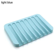 Load image into Gallery viewer, Anti-Skidding Home Improvement Silicone Flexible Bathroom Fixtures Bathroom Hardware Tray Soap Dish for Shower Waterfall Soap Holder Soap Tray Soap Saver Drainer Flexible Silicone For Shower Bathroom Kitchen Counter Top Keep Soap Bars Dry Clean Easy Clean
