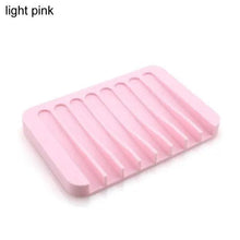 Load image into Gallery viewer, Anti-Skidding Home Improvement Silicone Flexible Bathroom Fixtures Bathroom Hardware Tray Soap Dish for Shower Waterfall Soap Holder Soap Tray Soap Saver Drainer Flexible Silicone For Shower Bathroom Kitchen Counter Top Keep Soap Bars Dry Clean Easy Clean
