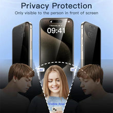 Load image into Gallery viewer, Anti-Spy Glass For iPhone 16 15 14 13 Pro Max Privacy Screen Protectors &amp; Camera Protection Film For iPhone15 12 11 Pro mica
