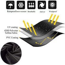 Load image into Gallery viewer, Anti-UV Snow Dust Wind-Proof Tear-Proof Anti-Fading Furniture Cover Chair Dust Cover Storage Bag Outdoor Garden Patio Furniture Protector Waterproof Dustproof Chair Seat Protection Cover

