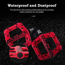 Load image into Gallery viewer, Anti-Vibration Mountain Bike Pedal Anti-Skid Lightweight Nylon Fiber Bicycle Pedal Board High-Strength Anti-Skid Bicycle Pedal New Nylon Fabric Anti Slip Durable Mountain Bike Flat Pedals
