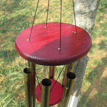 Load image into Gallery viewer, Antique Amazing Grace Wind Chimes Outdoor Large Deep Tone Resonant 6 Memorial Tube Copper Wind Chimes Chapel Bells Wind-chimes Hanging Home Decoration Elegant Chime Soothing Rich Tone for Mom Decent Gift For Housewarming &amp; Christmas
