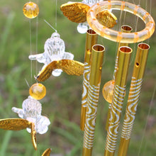Load image into Gallery viewer, Antique Resonant 5 Tubes Love Angel Wind Chime Bells Hanging Living Bed Home Decor Gift Car Praying Hanging Garden Decoration Decor Wind Chime Outdoor Yard Garden Deco Wind Chimes
