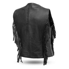 Load image into Gallery viewer, Apache Women's Leather Motorcycle Vest
