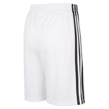Load image into Gallery viewer, adidas boys Classic 3-stripes Shorts 7 White - # BOAA11610001
