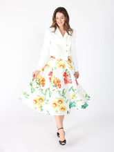 Load image into Gallery viewer, Applique Bow Front Button Open Crop Jacket
