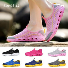 Load image into Gallery viewer, Aqua Shoes Unisex Casual Fashion Mesh Breathable Quick Dry Outdoor Rubber Sole Slip Water Shoes For Beach Water Sports Lightweight Slip On Walking Shoes
