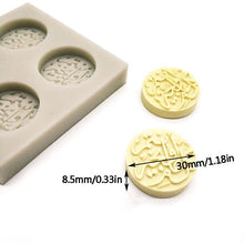 Load image into Gallery viewer, Arabic Font Letter Round Silicone Cake Mold Chocolate Fondant Decorating Sugar Craft Tools For Home Kitchen Coffee Shop Arabic Font Letter Silicone Cake Mold
