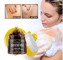 Load image into Gallery viewer, Argan Rose Black Soap
