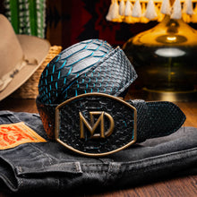 Load image into Gallery viewer, Arkansas Belt Black / Blue
