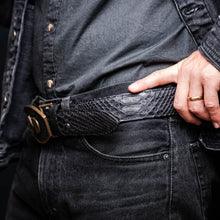 Load image into Gallery viewer, Arkansas Belt Black / Blue
