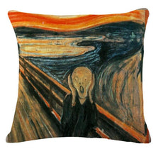 Load image into Gallery viewer, Art Renaissance Print Cushion Cover Throw Pillow Cover Home Decorative Cushion Case Beautiful Painting Art Pillow Case Home Decorative Sofa Car Chair Throw Pillow Case 45x45CM
