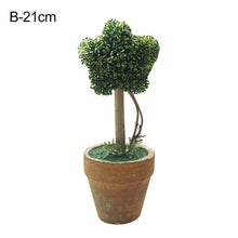 Load image into Gallery viewer, Artificial 1 Pc Heart Star Round Potted Decor  Bonsai  Ornament Home Garden Wedding Party Decor Home Decoration
