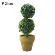 Load image into Gallery viewer, Artificial 1 Pc Heart Star Round Potted Decor  Bonsai  Ornament Home Garden Wedding Party Decor Home Decoration
