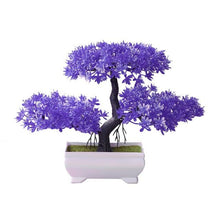 Load image into Gallery viewer, Artificial Bonsai Tree Fake Flower Potted Ornament For Home, Room, Garden, Bookshelves Decoration Desktop Display Artificial Flower Potted for Home Decor
