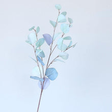 Load image into Gallery viewer, Artificial Eucalyptus Flower Plant Leaf Plastic Rod Long Branch Green Fake Plant Summer Autumn Home Bedroom Wall Decoration
