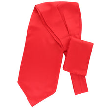 Load image into Gallery viewer, Vittorio Farina Solid Satin Ascot &amp; Pocket Square
