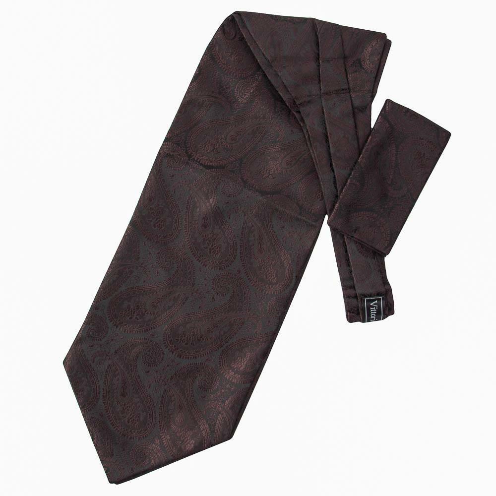 Vittorio Farina Paisley Tone On Tone Ascot & Pocket Square