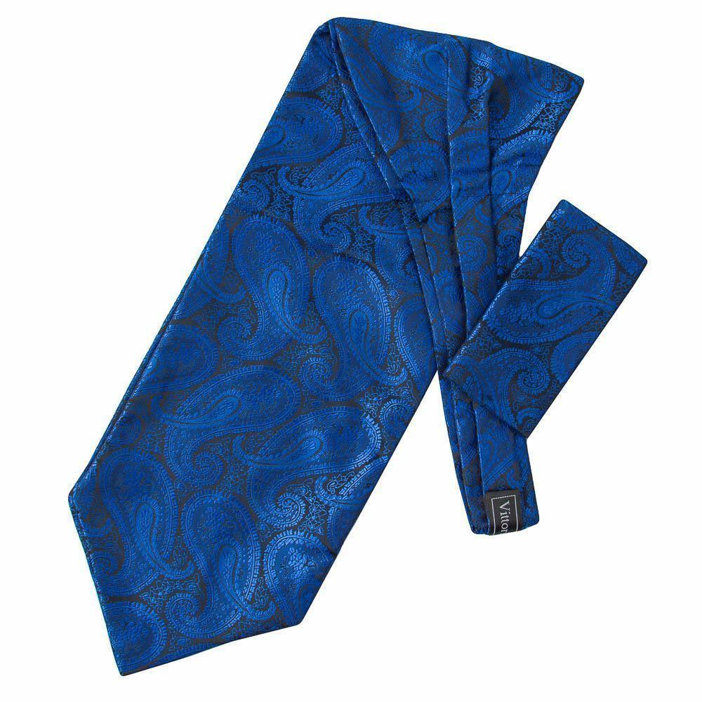 Vittorio Farina Paisley Tone On Tone Ascot & Pocket Square