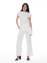 Load image into Gallery viewer, Asymmetric Cut Ruched-Side Top
