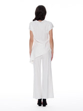 Load image into Gallery viewer, Asymmetric Cut Ruched-Side Top
